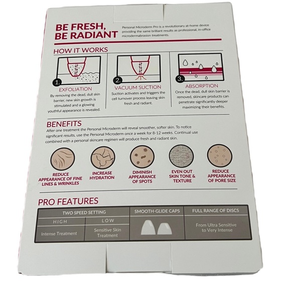NEW - Personal Microderm Pro in Blush Color - Picture 6 of 9